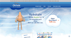 Desktop Screenshot of otrivin.sk