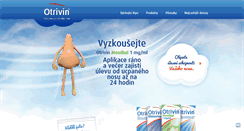 Desktop Screenshot of otrivin.cz