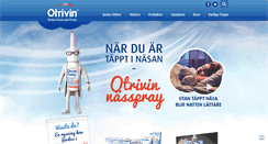 Desktop Screenshot of otrivin.se