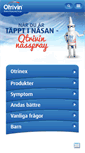 Mobile Screenshot of otrivin.se