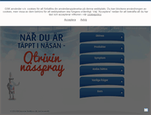 Tablet Screenshot of otrivin.se